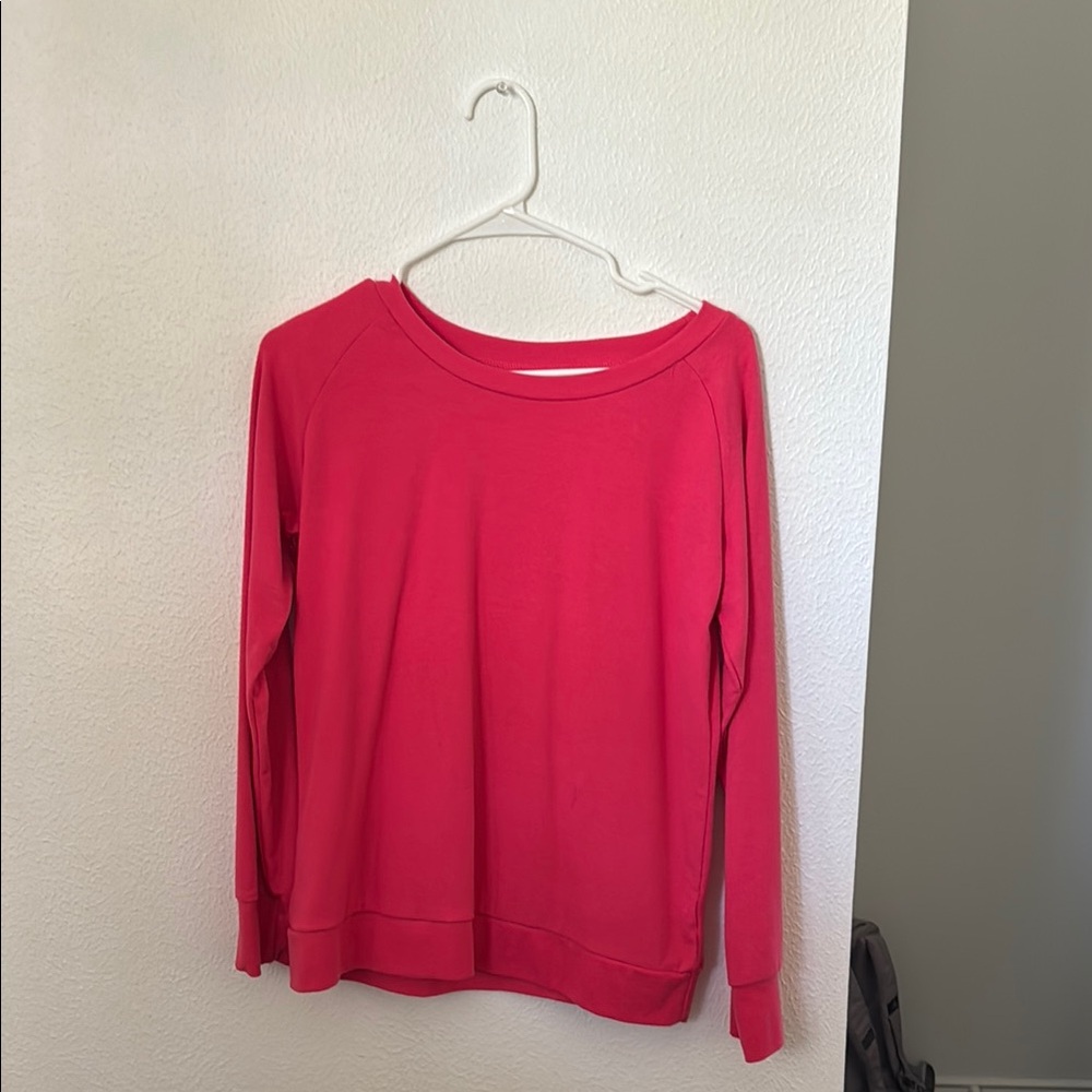 Vibrant Pink Long Sleeve Top